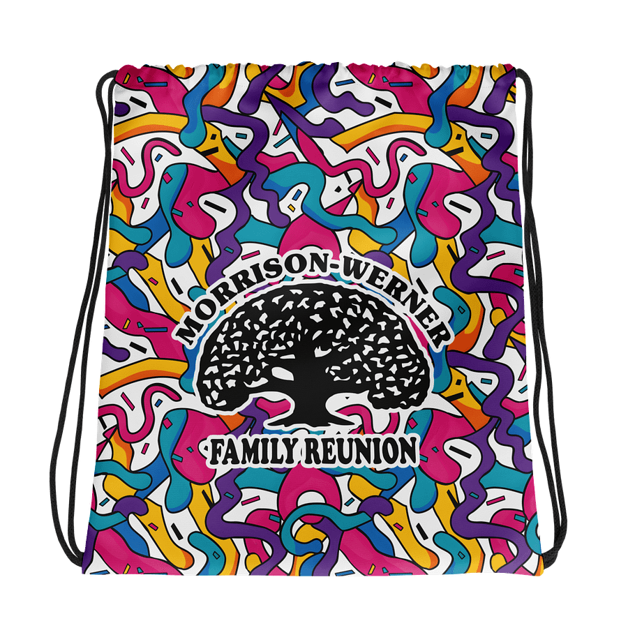 "90s Squiggles" Drawstring Bag product image (1)