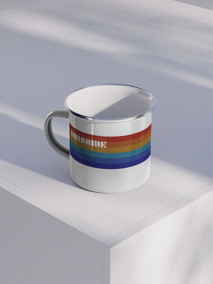 Sunshine/Midnight Rain - Enamel Mug product image (2)