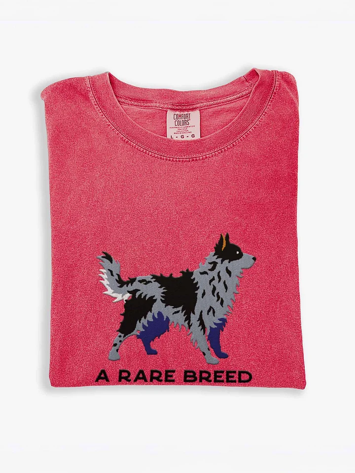 A Rare Breed T-Shirt(Embroidered) of a Hungarian Mudi(Blue Merle) product image (2)