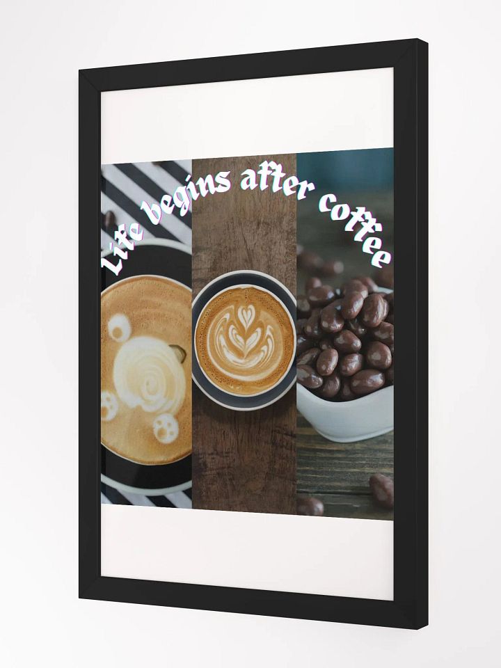 Wall Art Coffee Framed High-Quality Matte Poster (in) product image (2)