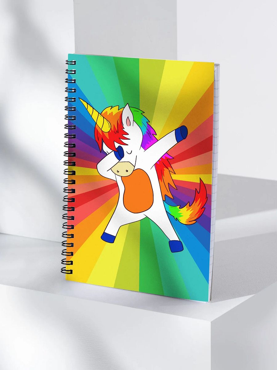 Dabbing Rainbow Unicorn Notebook product image (4)