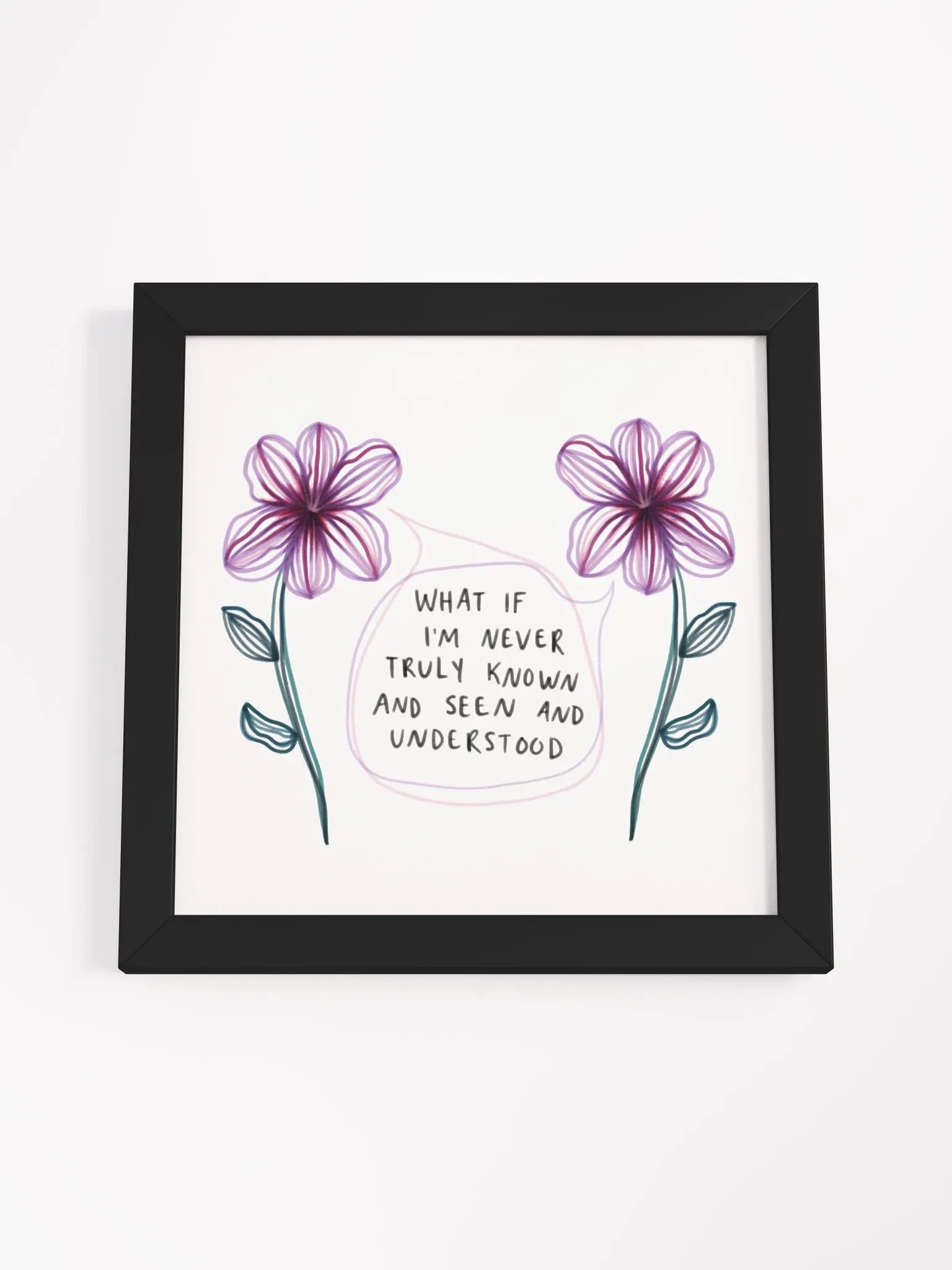 Understood Framed Art Print product image (4)