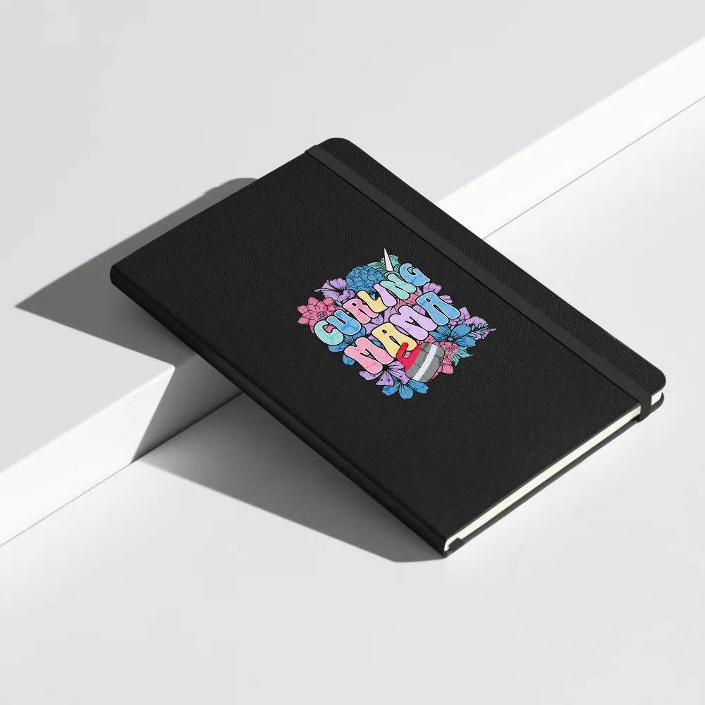 Curling Mama Floral Hardcover Notebook product image (8)