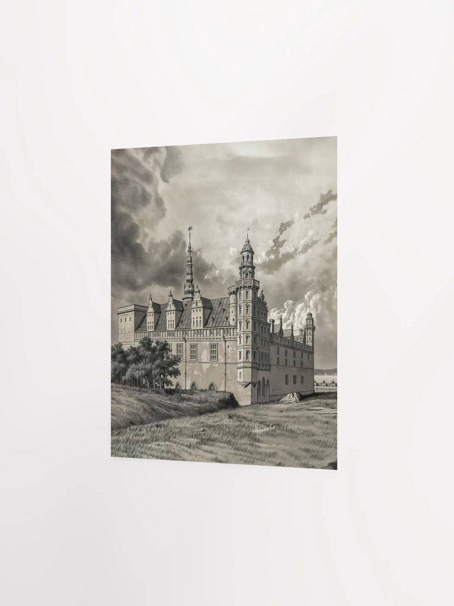 Kronborg castle - Vintage painting - Portrait product image (9)