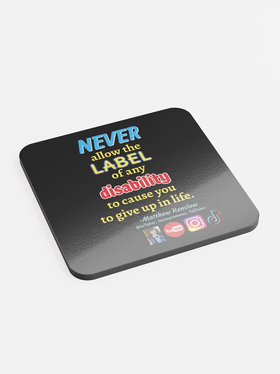 Glossed Cork Coaster [Quote 3] product image (3)