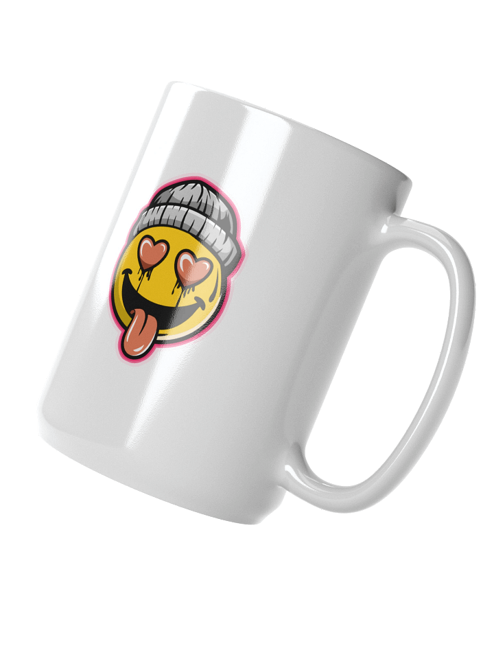 No Filter Smiley – 15 oz Ceramic Mug by UnkoCon product image (2)
