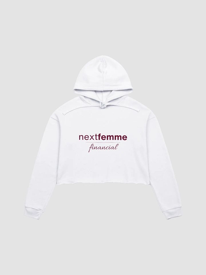 Cozy Crop Hoodie with Maroon Logotype product image (1)
