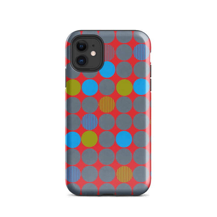 Retro MCM Circles iPhone® Tough Case product image (2)