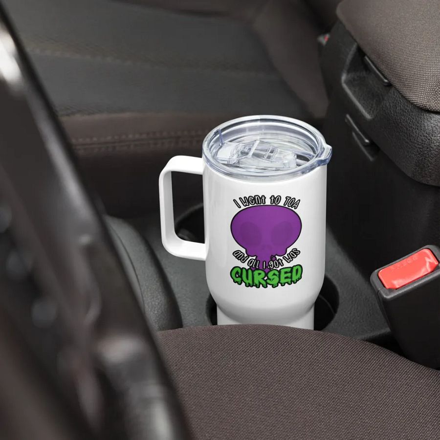 All I Got Was Cursed - Demon Hunter - Travel Mug w/Handle product image (8)