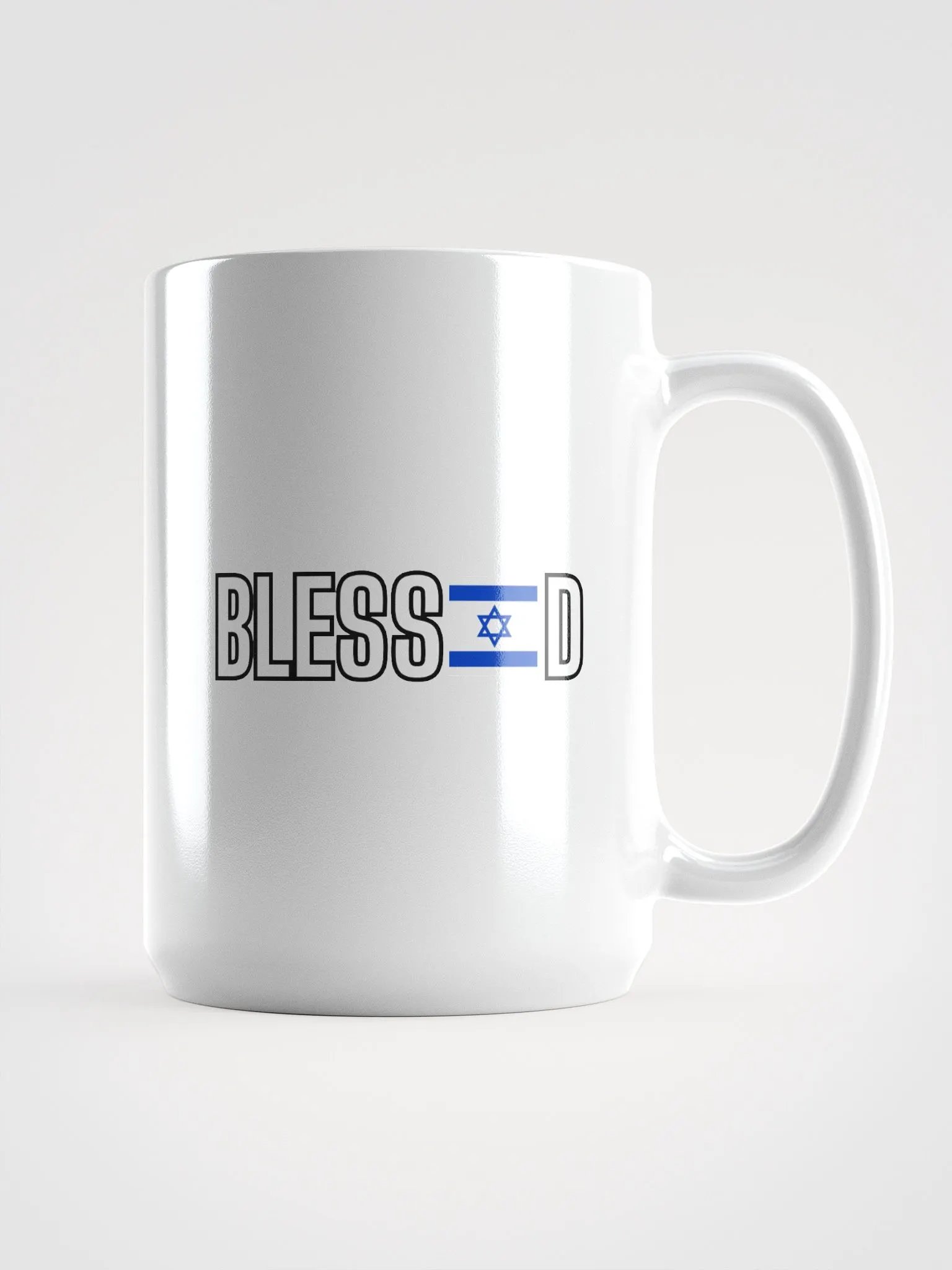 “BLESSED” White Mug – Flag Edition product image (1)