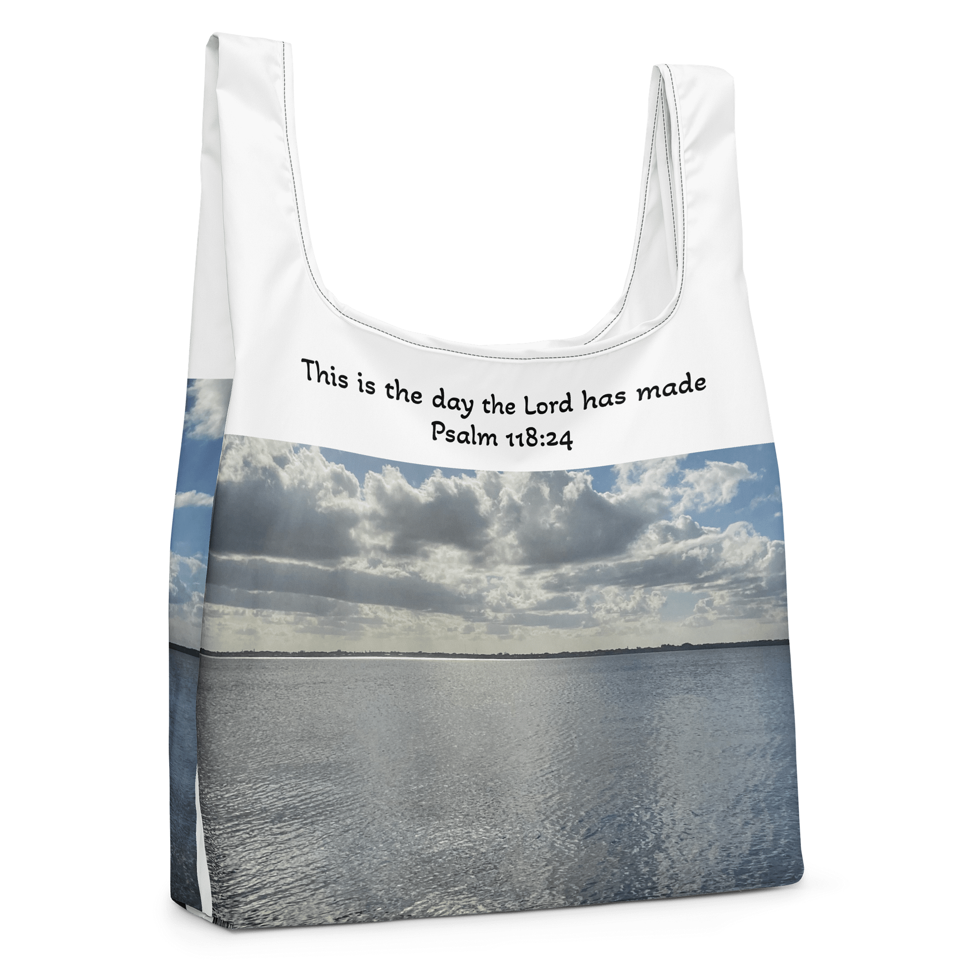 Horizon Reflections All-Over Print Shopping Bag product image (4)