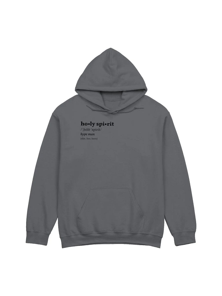 Holy Spirit (she,her,hers) Gray Hoodie product image (1)