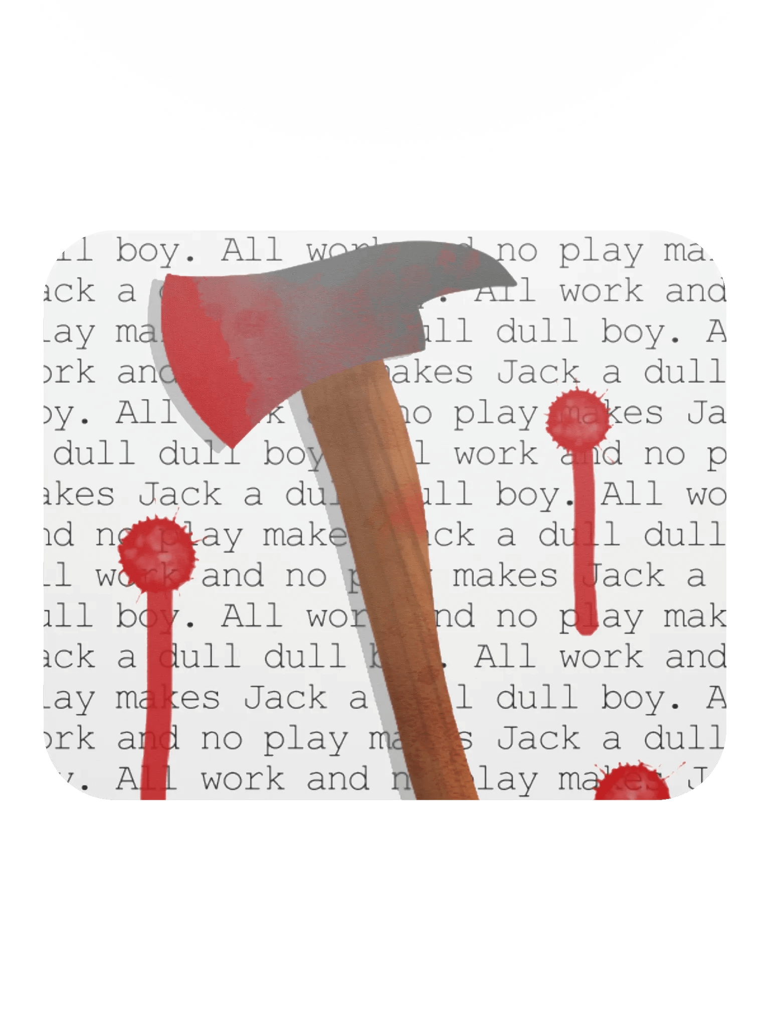 "All Work" Mouse Pad product image (2)