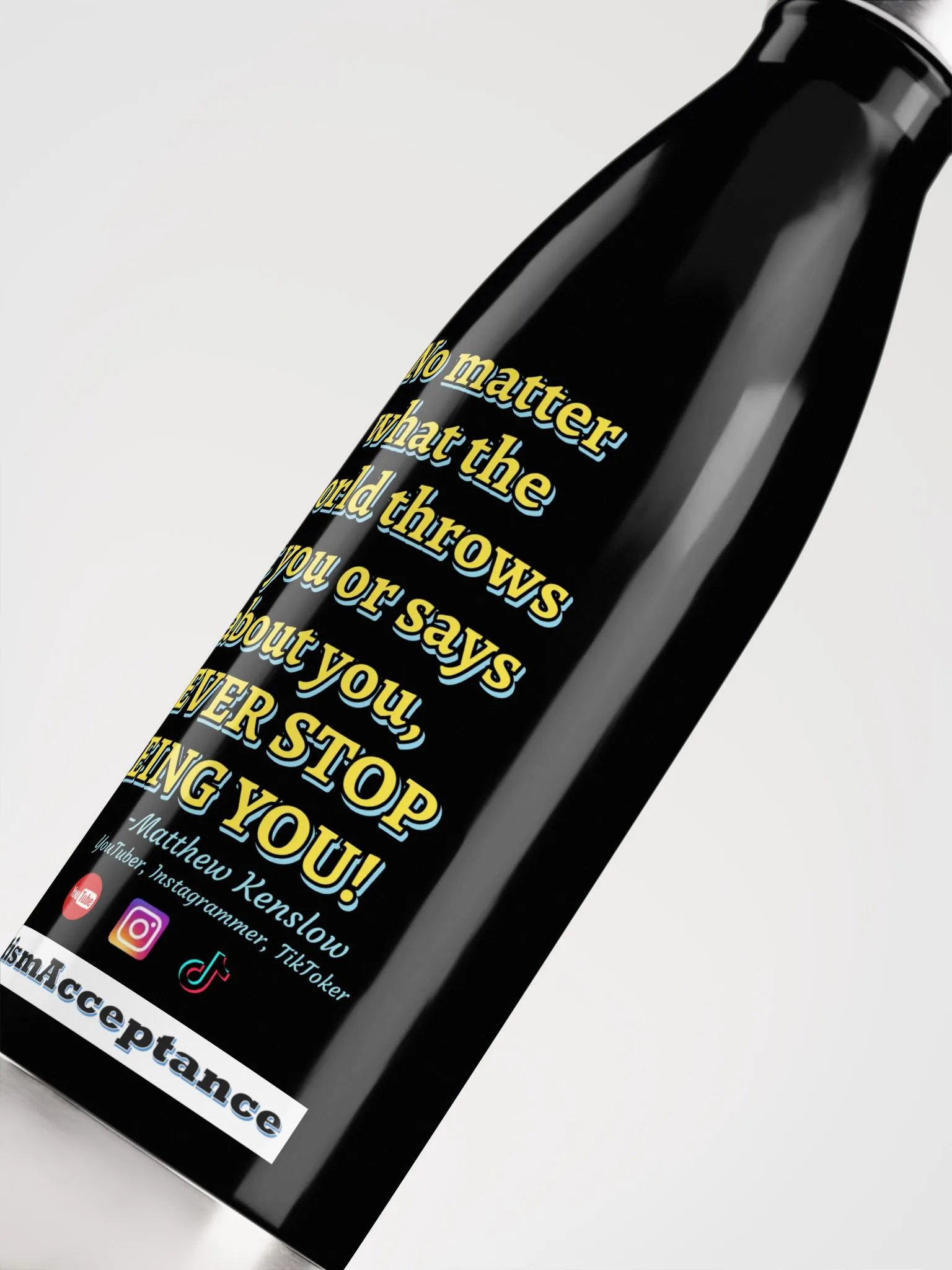 Stainless Steel Water Bottle [Quote 4] product image (5)