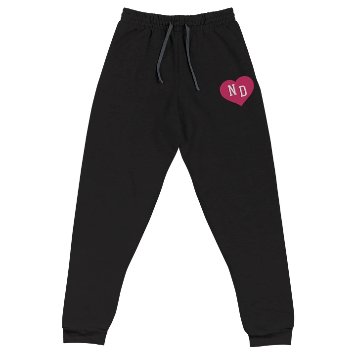 ND Heart Pink Unisex Embroidered Sweatpants product image (2)