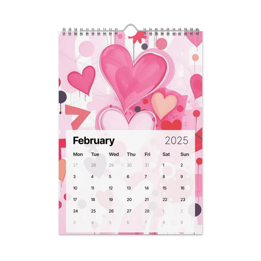 ART ABSTRACT WALL CALENDAR 2025 product image (5)