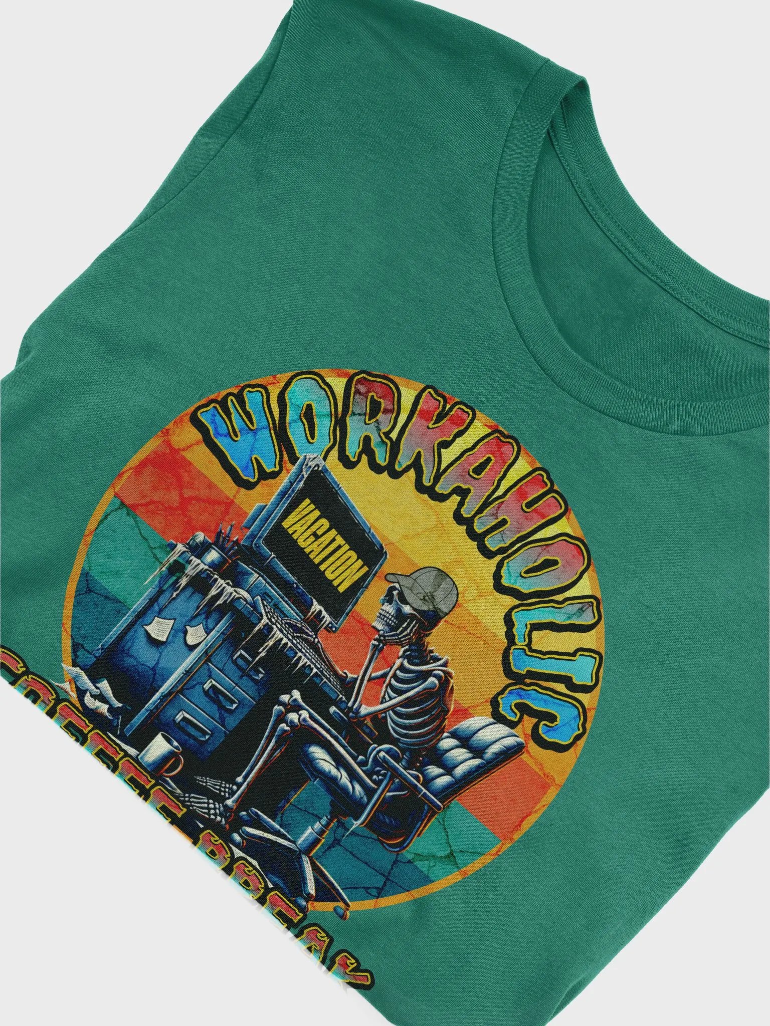 Workaholic Coffee Break Vacation T-Shirt product image (3)