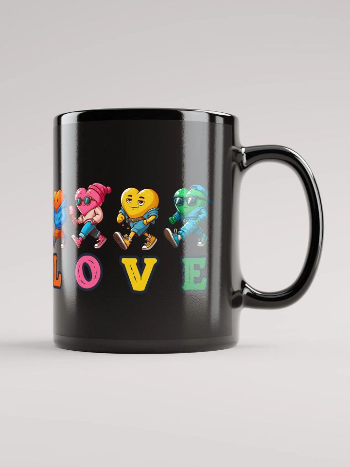 L O V E / BLACK MUG product image (1)