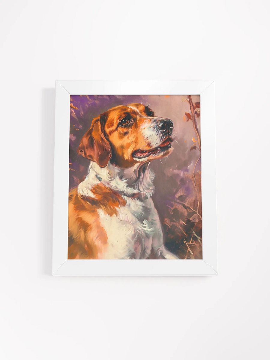 Autumnal Dog Portrait Framed Poster product image (1)