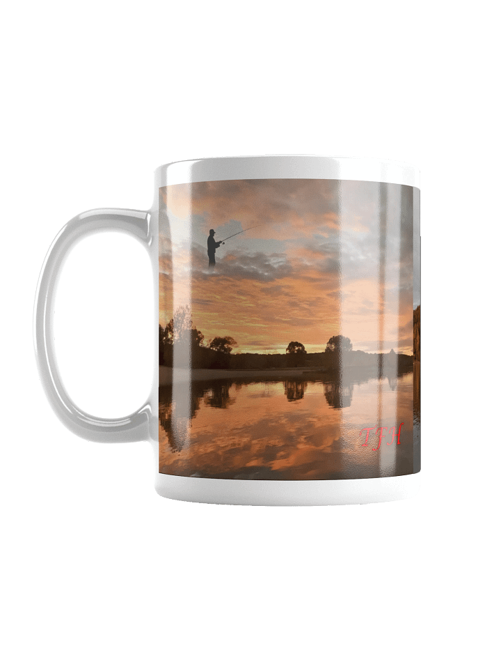 Fisherman in the Sky Lake Lemon Fishing Mug product image (2)