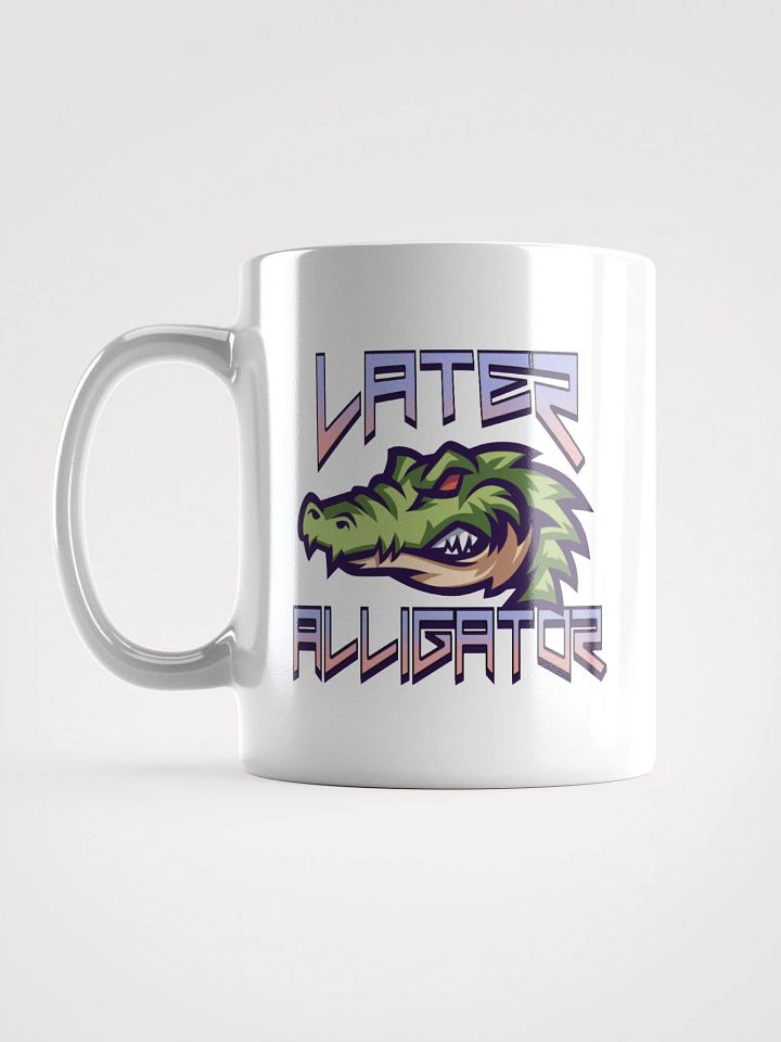 Later Alligator White Glossy Mug product image (1)