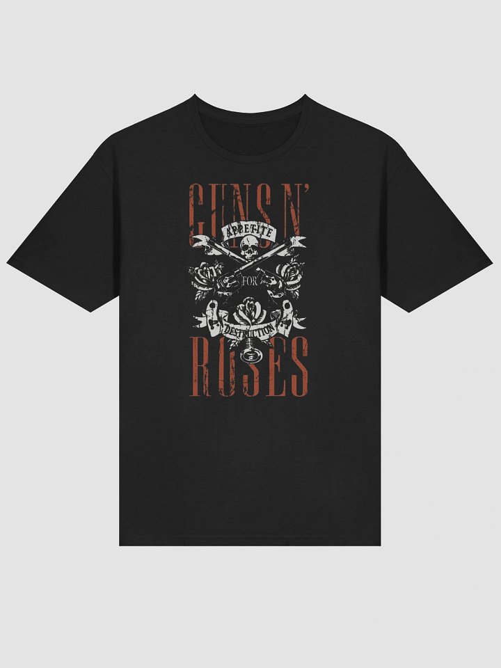 Skull & Roses Rock Band T-Shirt product image (2)