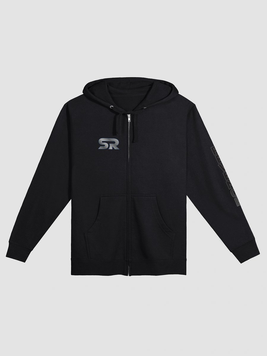 Scammer Revenge Zip-Up Hoodie with Billboard-Style Logo product image (1)