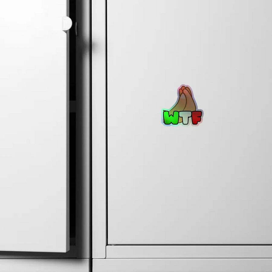 WTF Holographic Sticker product image (6)