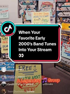 Lifestyles of The Rich & TikTok Famous... . 👀 Thanks For Checking Out The Stream @Good Charlotte  🤙 🔗 Check Out TikTok Shop For More Rips! .. #PullingSomeGoodGainz🔥 #tiktokliveauction #tiktokshopmademebuyit #goodcharlotte #fandom #lifestyleoftherichandfamous #sportscards 