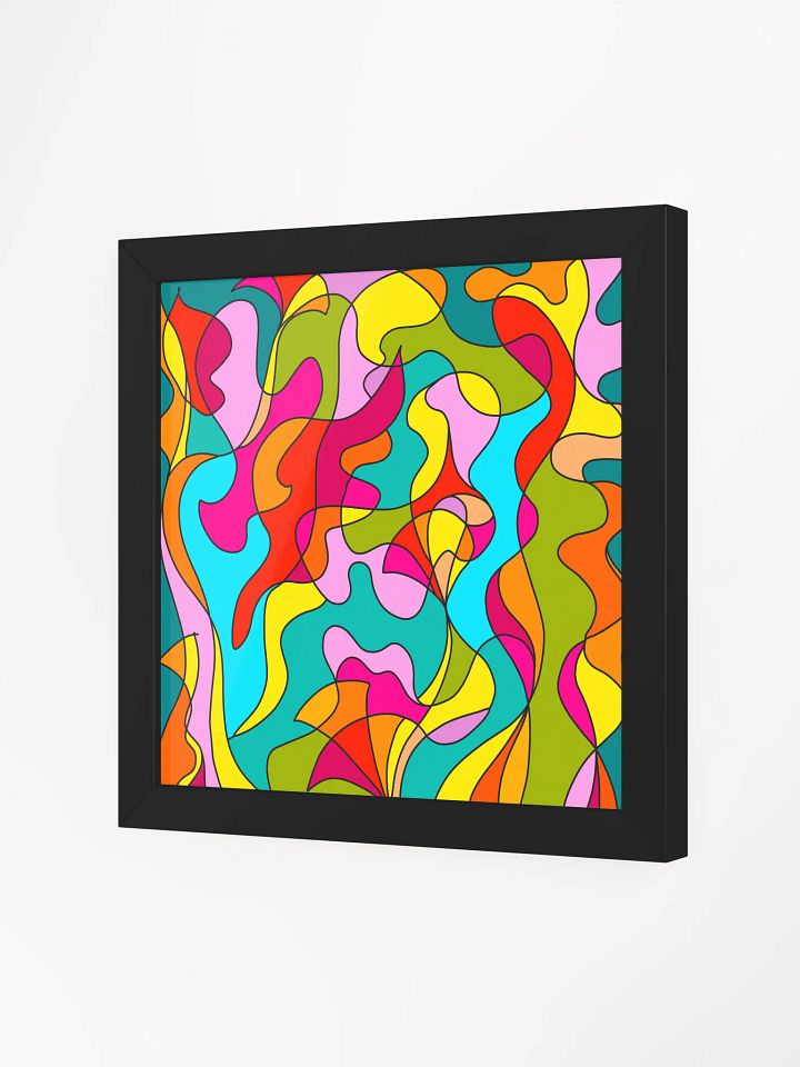 Vibrant Flow Abstract Matte Poster. - Abstract Square No. 6 product image (20)