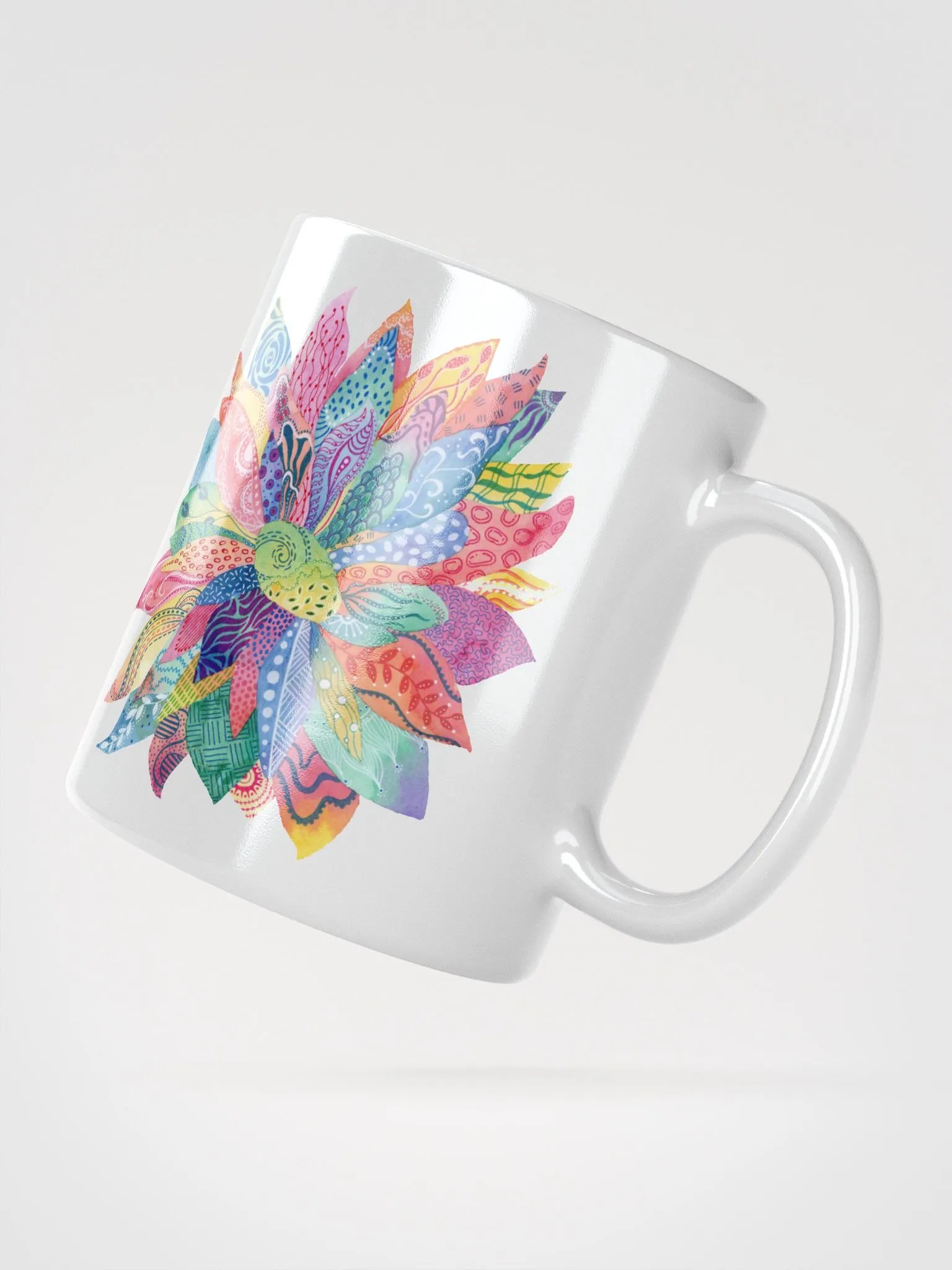 Flower Doodle Mug product image (5)