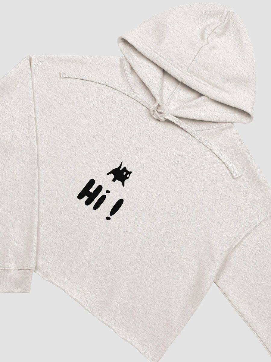 Cute Cartoon Kitty Silhouette Crop Hoodie product image (9)
