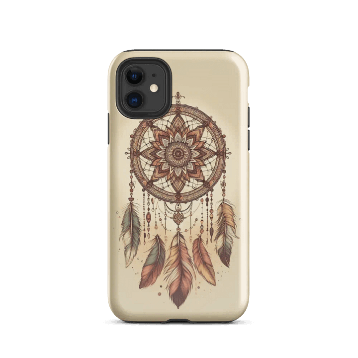 Boho Dreamcatcher Design on Beige Gradient product image (24)