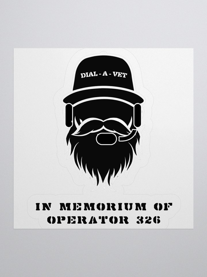 Dial - A - Vet Operator 326 Sticker product image (1)