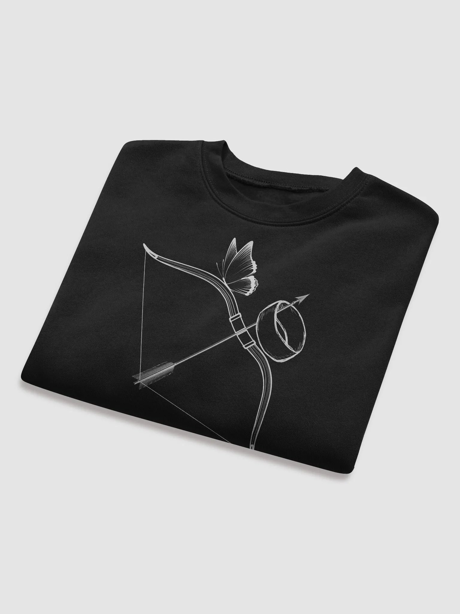 Bow, Arrow, Cuff & Butterfly Crop Sweatshirt product image (8)