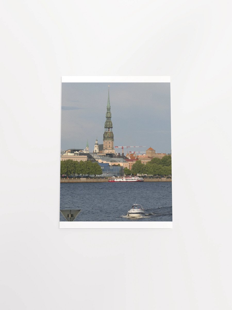 Riga - St. Peters Church and Daugava River from Vansu Bridge Viewpoint - print/poster product image (16)