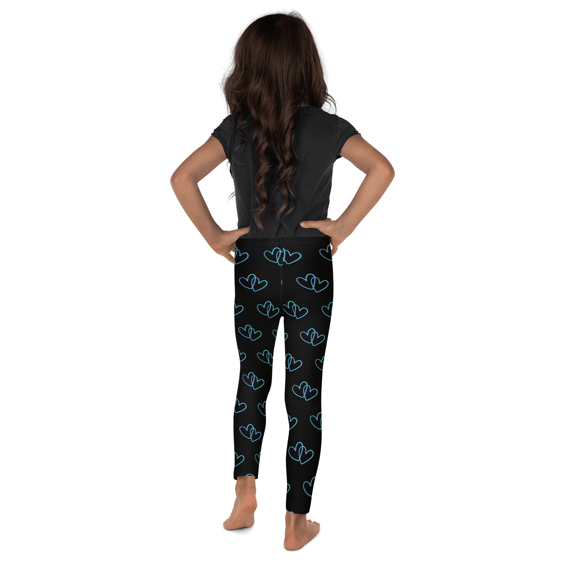 Black Heart Kids Leggings product image (3)