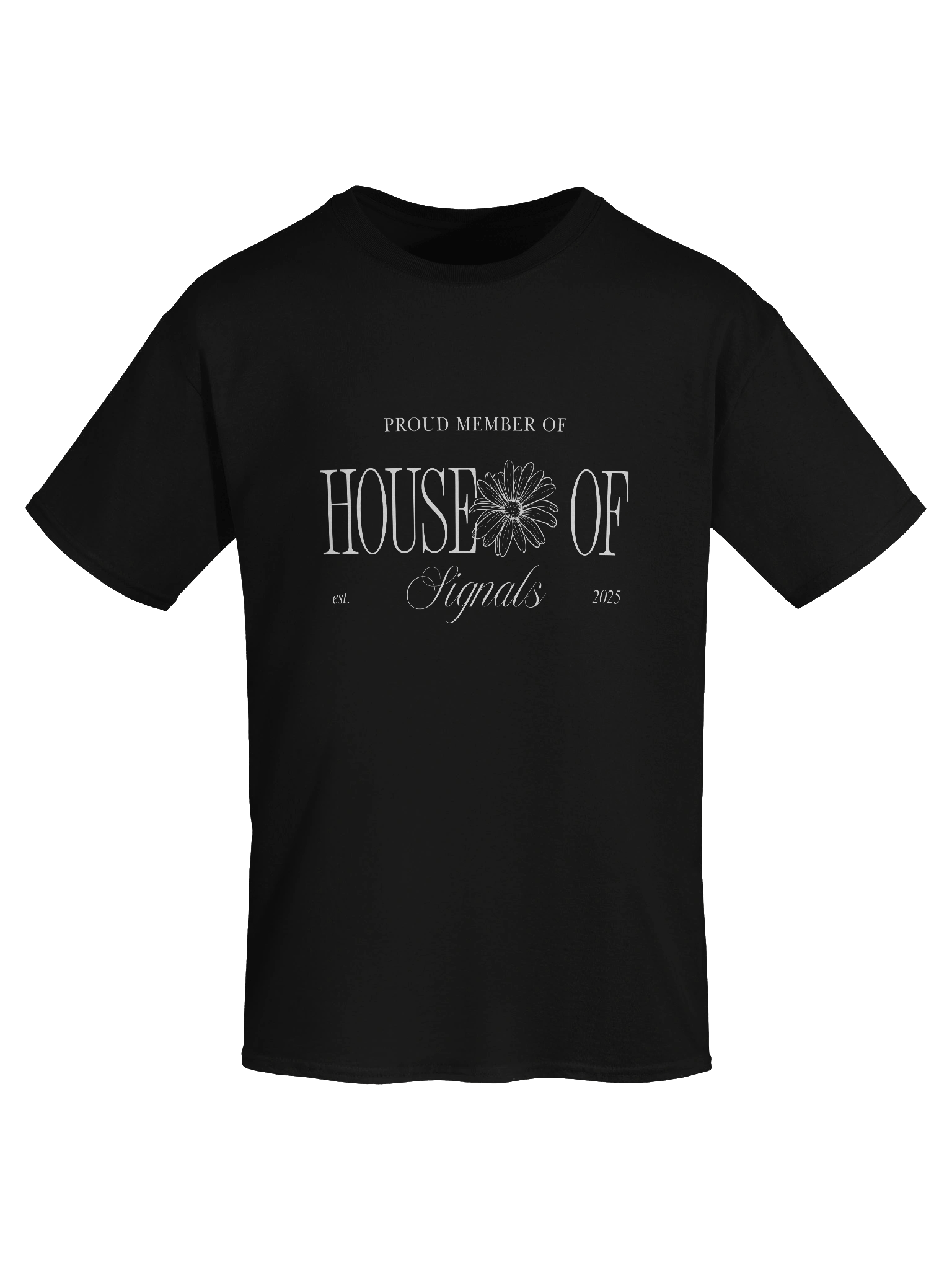 House of Signals Tee – Black / Capsule 01 product image (6)