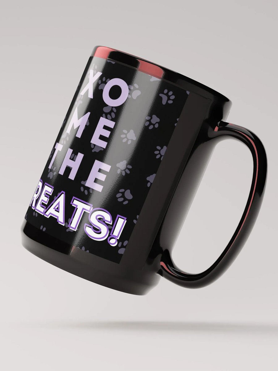 "Xo Me the Treats!" 15oz Mug - Black product image (2)