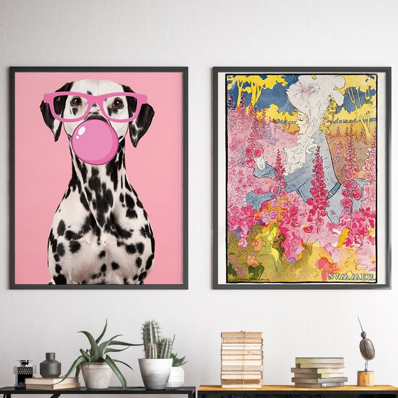 Maximalist Pink Bubblegum Gallery Wall Set of 11 DIGITAL Prints product image (9)
