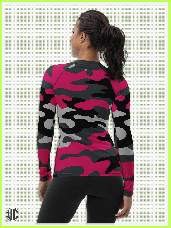 Savage Pink Camo – Women’s Rash Guard product image (2)
