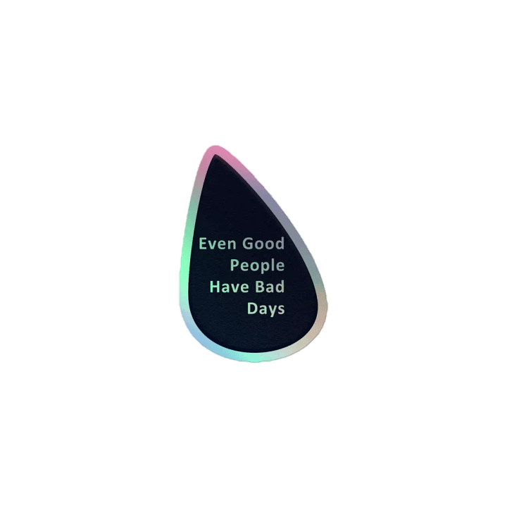 Even Good People Holographic Sticker product image (1)