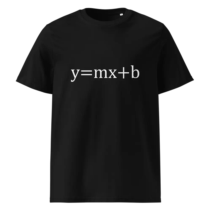 Linear equation t-shirt - 100% cotton product image (1)