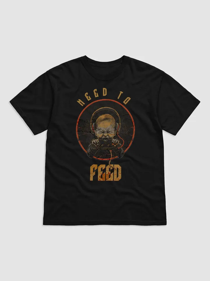 Games Feed Me Best Heavyweight Black Tee product image (2)