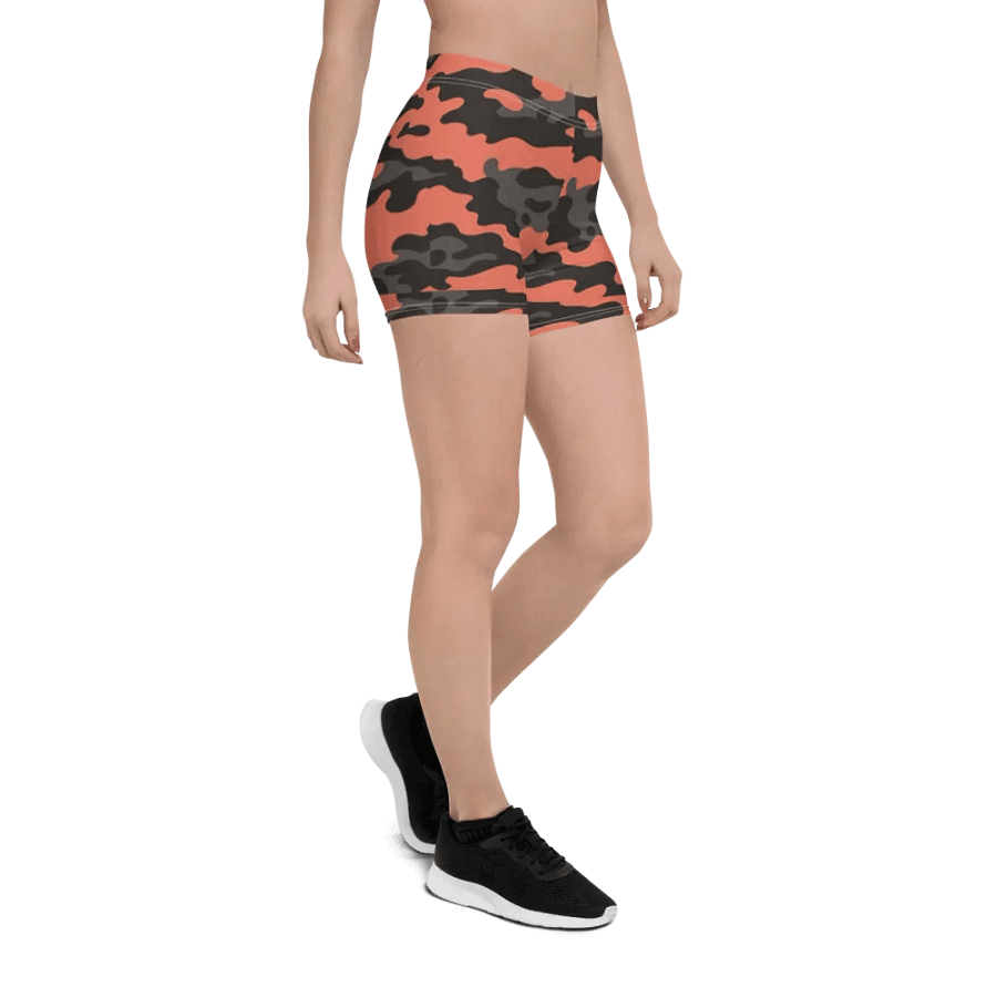 Red Camo Shorts product image (6)