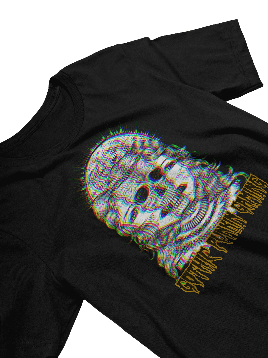 Women's Glitch Skull Gothic Punkin T-Shirt product image (13)