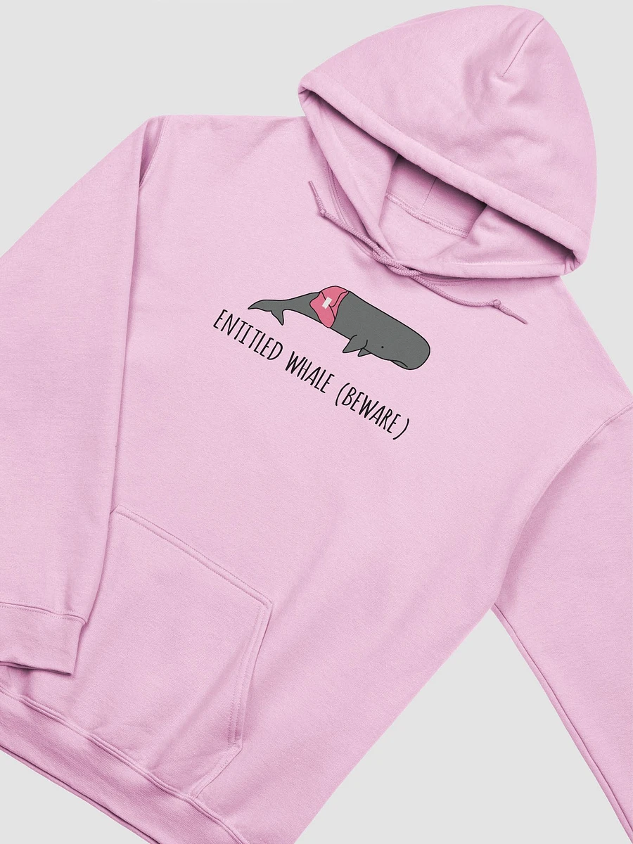 Entitled Whale - Light Pink Hoodie product image (2)