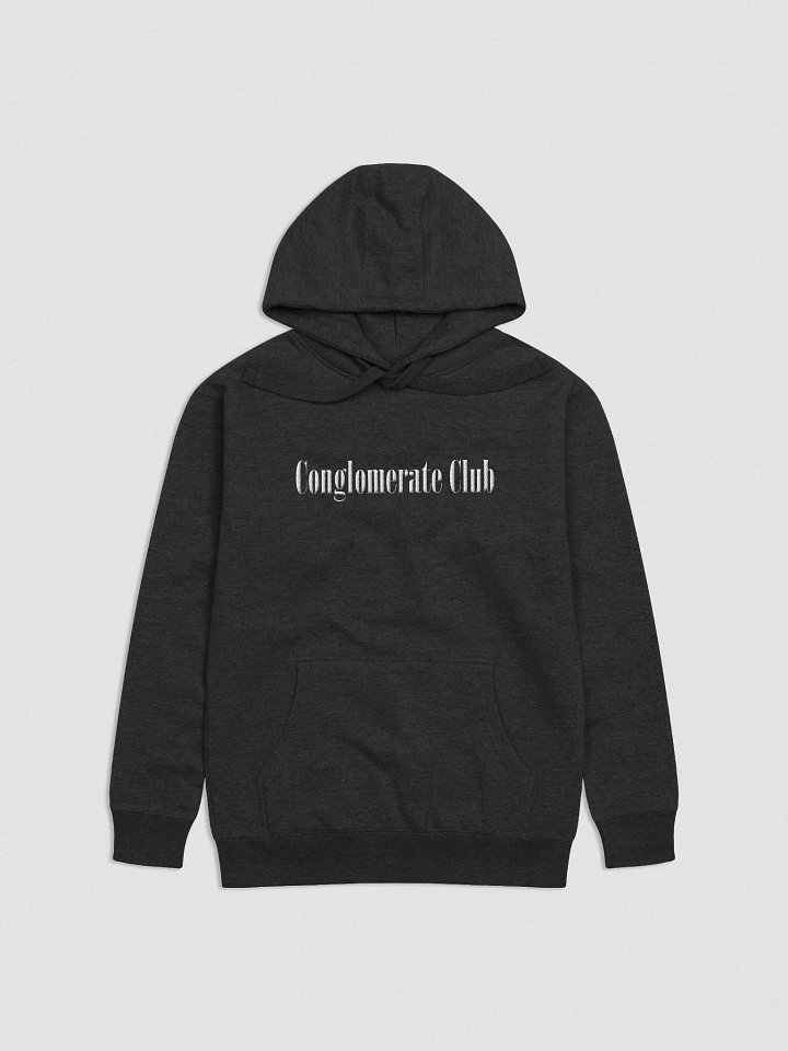 White Stitched Conglomerate Club Unisex Hoodie product image (3)