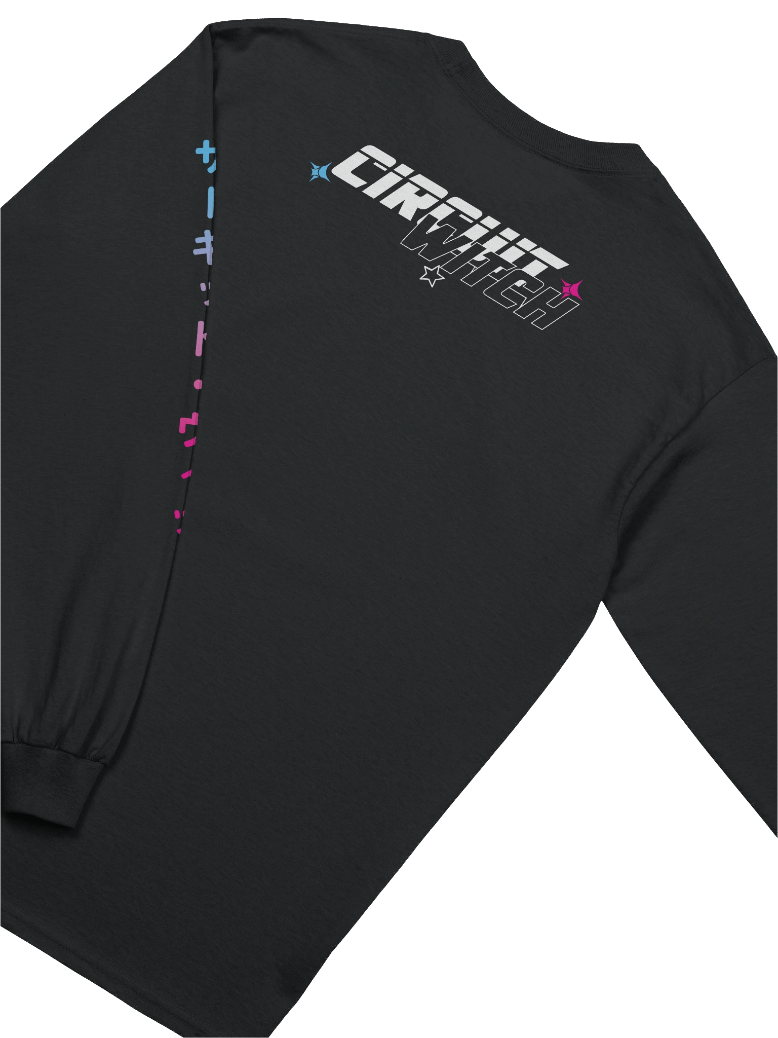 Circuit Witch & PuuPuu The Space Pig Cyberpunk Style - Long Sleeve Shirt (S-5XL) product image (4)