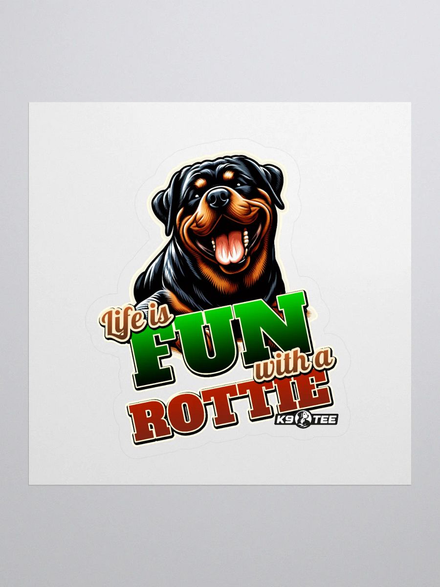 Rottie Fun Kiss Cut Stickers product image (1)